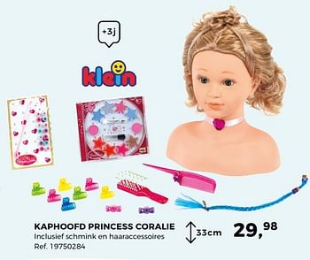 Promoties Kaphoofd princess coralie - Theo Klein - Geldig van 14/10/2017 tot 12/12/2017 bij Supra Bazar