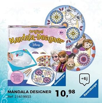 Promoties Mandala designer - Ravensburger - Geldig van 14/10/2017 tot 12/12/2017 bij Supra Bazar