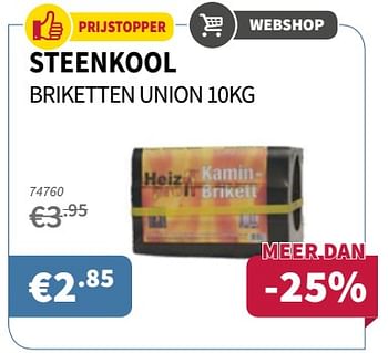 Promoties Steenkool - Huismerk - Cevo - Geldig van 12/10/2017 tot 25/10/2017 bij Cevo Market
