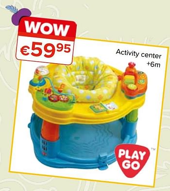 Promoties Activity denter - Play-Go - Geldig van 27/10/2017 tot 06/12/2017 bij Euro Shop