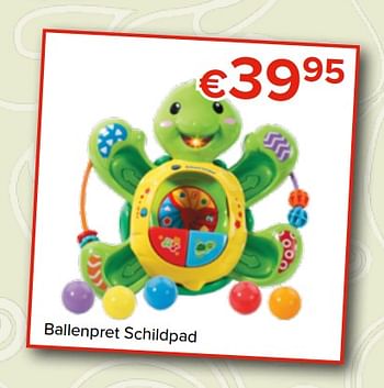 Promoties Ballenpret schildpad - Vtech - Geldig van 27/10/2017 tot 06/12/2017 bij Euro Shop