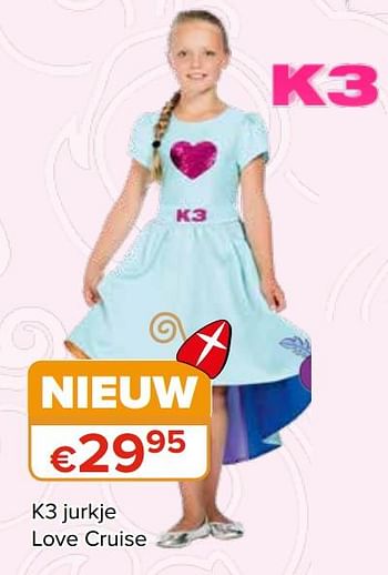 Promoties K3 jurkje love cruise - K3 - Geldig van 27/10/2017 tot 06/12/2017 bij Euro Shop