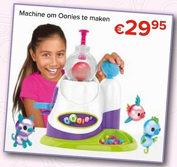 Promoties Machine om oonies maken - Oonies - Geldig van 27/10/2017 tot 06/12/2017 bij Euro Shop
