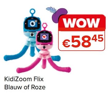 Promoties Kidizoom flix blauw of roze - Vtech - Geldig van 27/10/2017 tot 06/12/2017 bij Euro Shop