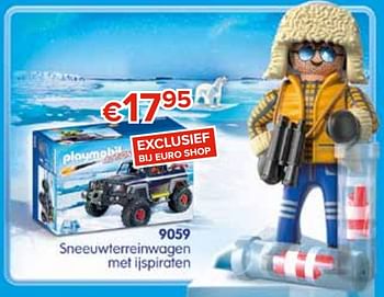 Promoties Sneeuwterreinwagen met ijspiraten - Playmobil - Geldig van 27/10/2017 tot 06/12/2017 bij Euro Shop