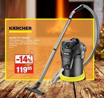 Promotions Karcher aszuiger ad 3 premium - Kärcher - Valide de 26/10/2017 à 26/11/2017 chez HandyHome