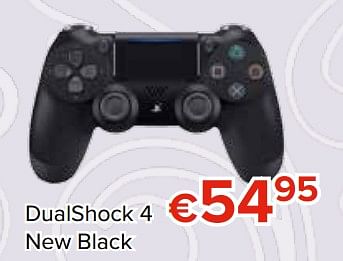 Promoties Dualshock 4 new black - Sony - Geldig van 27/10/2017 tot 06/12/2017 bij Euro Shop