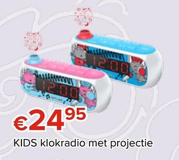 Promoties Kids klokradio met projectie - Muse - Geldig van 27/10/2017 tot 06/12/2017 bij Euro Shop