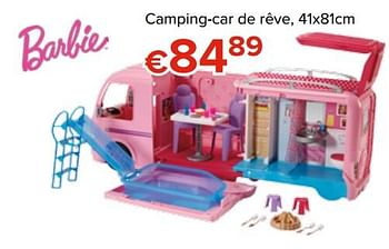 Promoties Camping-car de rêve - Mattel - Geldig van 27/10/2017 tot 06/12/2017 bij Euro Shop