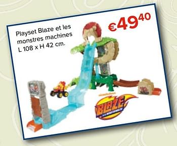 Promoties Playset blaze et les monstres machines - Blaze - Geldig van 27/10/2017 tot 06/12/2017 bij Euro Shop