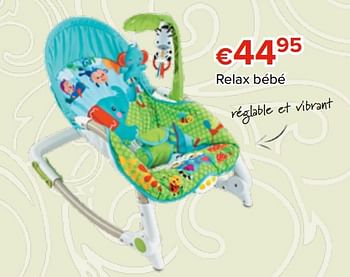 Promotions Relax bébé - Produit Maison - Euroshop - Valide de 27/10/2017 à 06/12/2017 chez Euro Shop