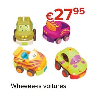 Promotions Wheeee-is voitures - Battat - Valide de 27/10/2017 à 06/12/2017 chez Euro Shop