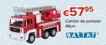 Promotions Camion de pompier - Battat - Valide de 27/10/2017 à 06/12/2017 chez Euro Shop