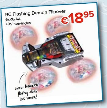Promotions Rc flashing demon flipover - EZTec - Valide de 27/10/2017 à 06/12/2017 chez Euro Shop