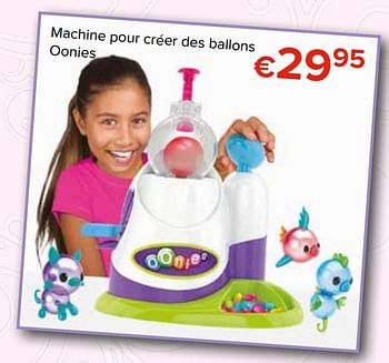 Promotions Machine pour créer des ballons oonies - Oonies - Valide de 27/10/2017 à 06/12/2017 chez Euro Shop