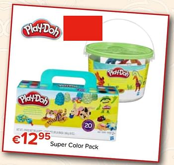 Promotions Super color pack - Play-Doh - Valide de 27/10/2017 à 06/12/2017 chez Euro Shop