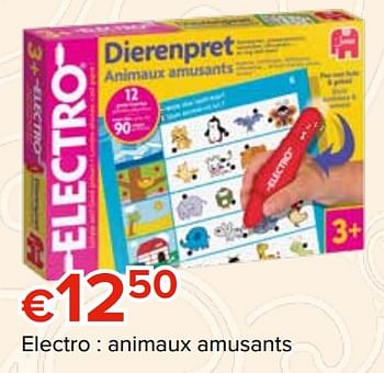 Promotions Electro : animaux amusants - Jumbo - Valide de 27/10/2017 à 06/12/2017 chez Euro Shop