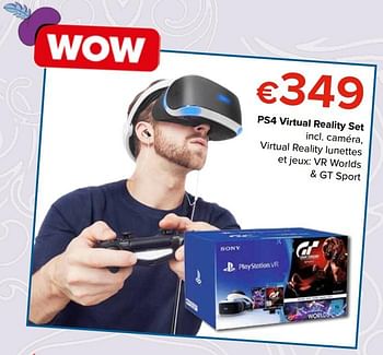 Promotions Ps4 virtual reality set - Sony - Valide de 27/10/2017 à 06/12/2017 chez Euro Shop