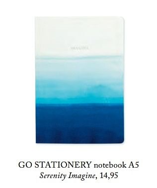 Promoties Go stationery notebook a5 serenity imagine - Go Stationery - Geldig van 08/10/2017 tot 23/11/2017 bij De Bijenkorf