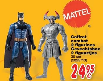Promotions Coffret combat 2 figurines gevechtsbox 2 figuurtjes - Justice League - Valide de 24/10/2017 à 06/12/2017 chez Cora