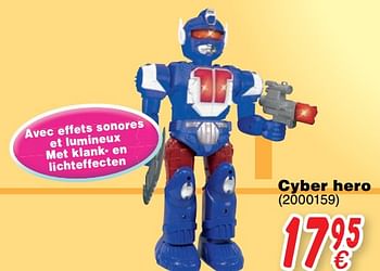 Promoties Cyber hero - Kid's  world - Geldig van 24/10/2017 tot 06/12/2017 bij Cora