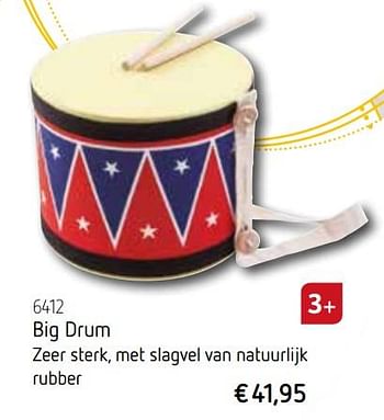 Promoties Big drum - Huismerk - De Speelvogel - Geldig van 25/10/2017 tot 31/12/2017 bij De Speelvogel