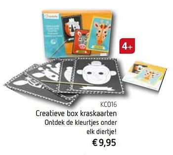 Promoties Creatieve box kraskaarten - Huismerk - De Speelvogel - Geldig van 25/10/2017 tot 31/12/2017 bij De Speelvogel