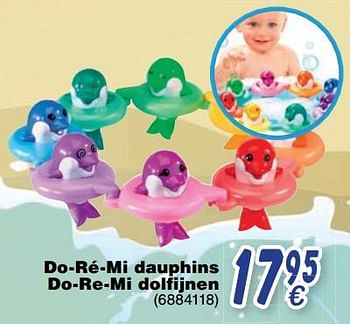 Promoties Do-ré-mi dauphins do-re-mi dolfijnen - Tomy - Geldig van 24/10/2017 tot 06/12/2017 bij Cora