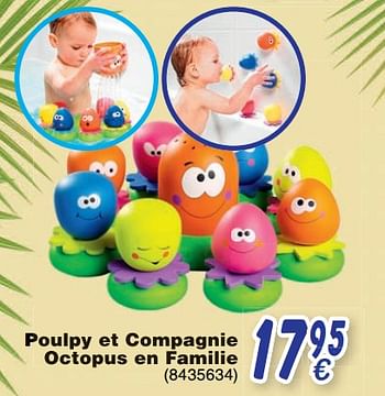 Promotions Poulpy et compagnie octopus en familie - Tomy - Valide de 24/10/2017 à 06/12/2017 chez Cora