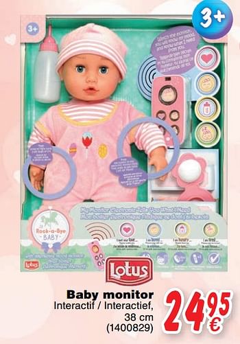 Promotions Baby monitor - Lotus Nalys - Valide de 24/10/2017 à 06/12/2017 chez Cora