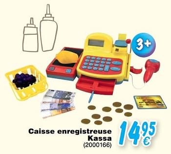 Promoties Caisse enregistreuse kassa - Huismerk - Cora - Geldig van 24/10/2017 tot 06/12/2017 bij Cora