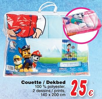 Promoties Couette - dekbed - Huismerk - Cora - Geldig van 24/10/2017 tot 06/12/2017 bij Cora