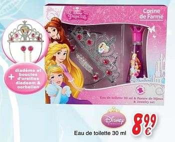 Promoties Disney princess eau de toilette - Disney Princess - Geldig van 24/10/2017 tot 06/12/2017 bij Cora