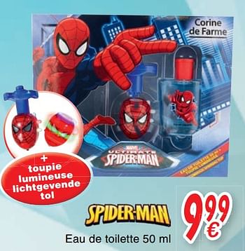 Promoties Spider-man eau de toilette - Spider-man - Geldig van 24/10/2017 tot 06/12/2017 bij Cora