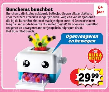 Promoties Bunchems bunchbot - Bunchems - Geldig van 17/10/2017 tot 06/12/2017 bij Kruidvat