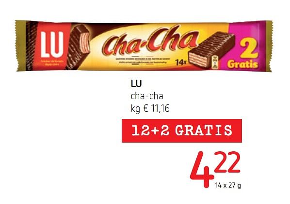 Lu Lu cha cha Promotie bij Spar Colruytgroup