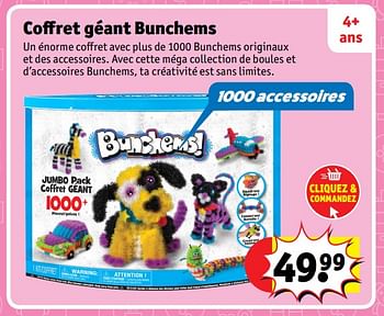 Promoties Coffret géant bunchems - Bunchems - Geldig van 17/10/2017 tot 06/12/2017 bij Kruidvat