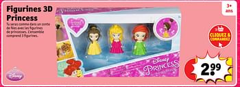 Promotions Figurines 3d princess - Disney Princess - Valide de 17/10/2017 à 06/12/2017 chez Kruidvat
