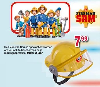 Promoties De helm van sam is speciaal ontworpen om jou ook te beschermen - Brandweerman Sam - Geldig van 10/10/2017 tot 06/12/2017 bij Vavantas