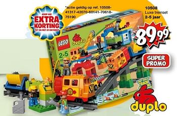 Promoties Luxe treinset 10508 - Lego - Geldig van 10/10/2017 tot 06/12/2017 bij Vavantas