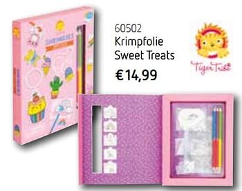 Promotions Krimpfolie sweet treats - Tiger Tribe - Valide de 25/10/2017 à 31/12/2017 chez De Speelvogel