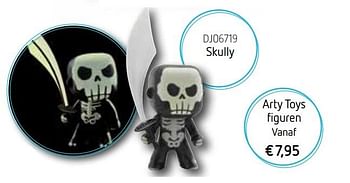 Promoties Arty toys figuren skully - D jeco - Geldig van 25/10/2017 tot 31/12/2017 bij De Speelvogel