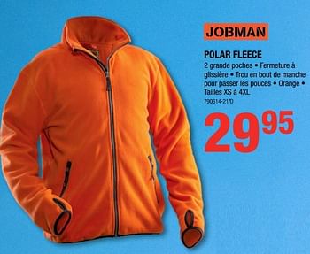 Promotions Polar fleece - JOBMAN - Valide de 26/10/2017 à 26/11/2017 chez HandyHome