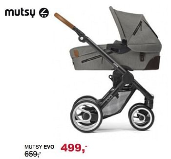 Promoties Mutsy evo - Mutsy - Geldig van 29/10/2017 tot 18/11/2017 bij Baby & Tiener Megastore