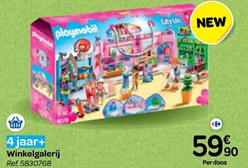 Promotions Winkelgalerij - Playmobil - Valide de 25/10/2017 à 06/12/2017 chez Carrefour