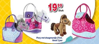 Promoties Pony met draagmandje - Sparkle Girlz - Geldig van 10/10/2017 tot 06/12/2017 bij Eurosport Belgium