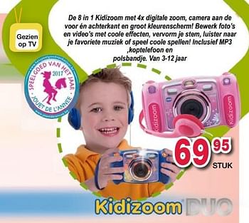 Promoties De 8 in 1 kidizoom met 4x digitale zoom, camera - Vtech - Geldig van 10/10/2017 tot 06/12/2017 bij Tuf Tuf