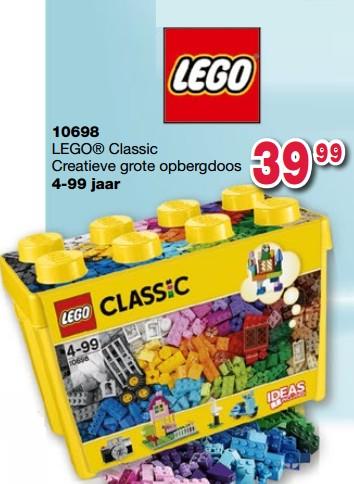 Promoties Classic creatieve grote opbergdoos - Lego - Geldig van 10/10/2017 tot 06/12/2017 bij Deproost
