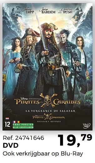 Promoties Dvd pirates caraibes - Huismerk - Supra Bazar - Geldig van 07/11/2017 tot 05/12/2017 bij Supra Bazar