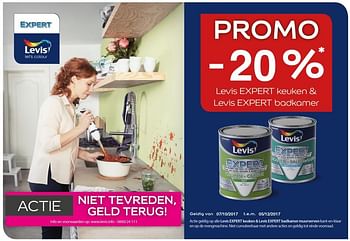 Promoties Promo -20% levis expert keuken + expert badkamer - Levis - Geldig van 07/11/2017 tot 05/12/2017 bij Supra Bazar